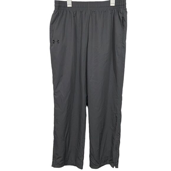 Under Armour Grey Loose Fit Straight Leg Athletic Pants - Picture 1 of 3